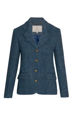 Ladies Harris Tweed Hacking Jacket 18 Ladies Harris Tweed Hacking Jacket -House Of Bruar TS12394JEANSHB 1