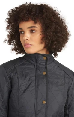 Ladies Barbour Cavalry Polarquilt Jacket 13 Ladies Barbour Cavalry Polarquilt Jacket -House Of Bruar TS21306NAVY 2