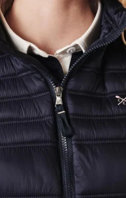 Ladies Crew Clothing Lightweight Padded Gilet -House Of Bruar TS21811DKNAVY 2