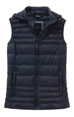 Ladies Crew Clothing Lightweight Padded Gilet -House Of Bruar TS21811DKNAVY 3