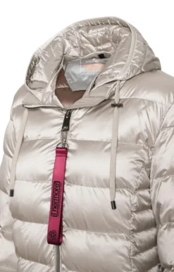 Ladies 3/4 Length Horizontal Quilted Jacket 6 Ladies 3/4 Length Horizontal Quilted Jacket -House Of Bruar TS22303CAMEL 2