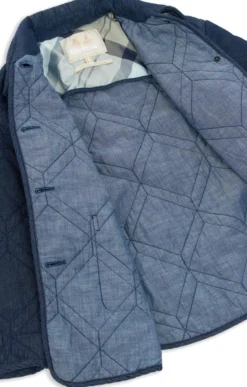 Ladies Barbour Denim Barrhead Quilted Shacket 8 Ladies Barbour Denim Barrhead Quilted Shacket -House Of Bruar TS22407DKWASHDRSINDIGO 3