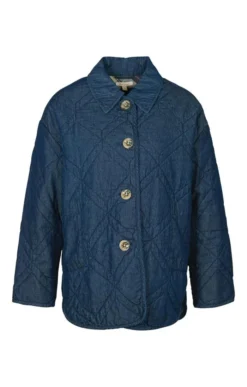 Ladies Barbour Denim Barrhead Quilted Shacket 9 Ladies Barbour Denim Barrhead Quilted Shacket -House Of Bruar TS22407DKWASHDRSINDIGO 4