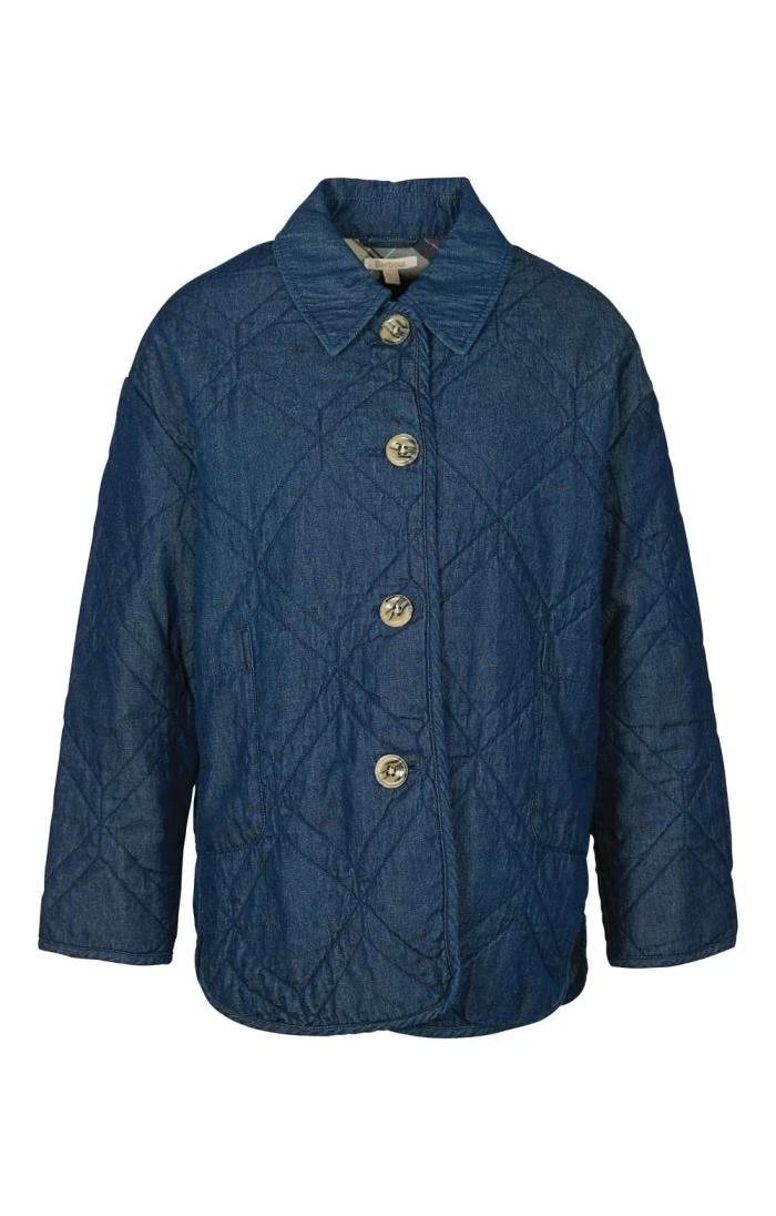 Ladies Barbour Denim Barrhead Quilted Shacket 5 Ladies Barbour Denim Barrhead Quilted Shacket - Image 5
