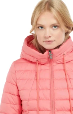 Ladies Barbour Coraline Quilted Jacket -House Of Bruar TS22421PINKPUNCH 2