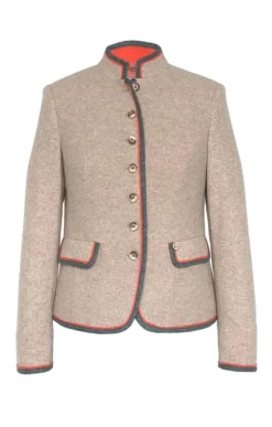 Ladies Honeycomb Stitch Wool Jacket