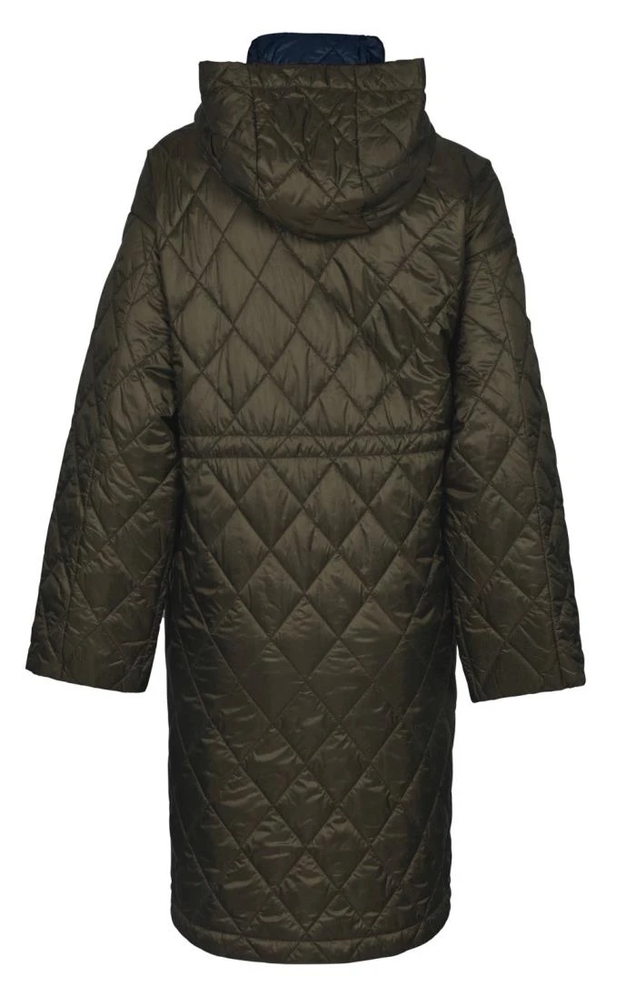 Ladies Hooded Quilted Drawstring Jacket 4 Ladies Hooded Quilted Drawstring Jacket - Image 4