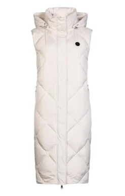 Ladies Long Hood Quilt Gilet