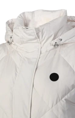 Ladies Long Hood Quilt Gilet 5 Ladies Long Hood Quilt Gilet -House Of Bruar TS22816CREAM 2