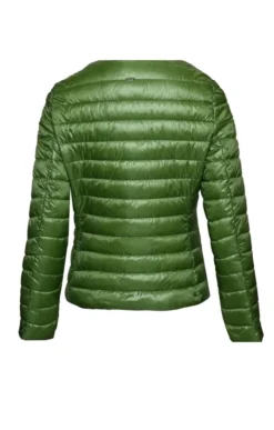 Ladies Short Crew Neck Quilt 11 Ladies Short Crew Neck Quilt -House Of Bruar TS23111GREEN 1