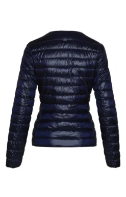 Ladies Short Crew Neck Quilt 12 Ladies Short Crew Neck Quilt -House Of Bruar TS23111NAVY 1