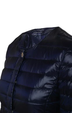 Ladies Short Crew Neck Quilt 13 Ladies Short Crew Neck Quilt -House Of Bruar TS23111NAVY 2