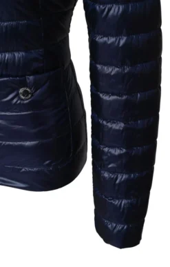 Ladies Short Crew Neck Quilt 14 Ladies Short Crew Neck Quilt -House Of Bruar TS23111NAVY 3