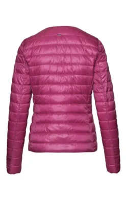 Ladies Short Crew Neck Quilt 15 Ladies Short Crew Neck Quilt -House Of Bruar TS23111PINK 1