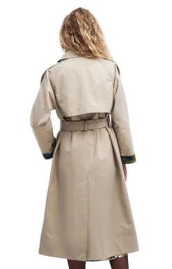 Ladies Barbour Queensbridge Showerproof Trench Coat -House Of Bruar TS23255LTFAWNOPIA 1