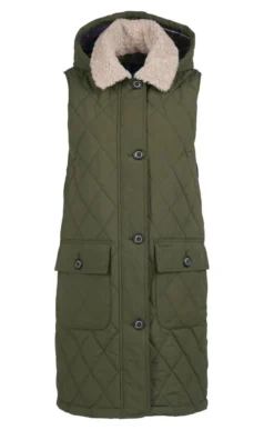 Ladies Barbour Zander Gilet -House Of Bruar TS23260OLIVE 3