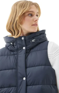 Ladies Barbour Bracken Gilet -House Of Bruar TS23261DKNAVY 2
