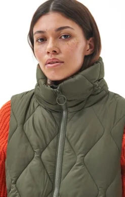 Ladies Barbour Samphire Gilet -House Of Bruar TS23262DEEPOLIVE 2