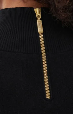 Ladies Barbour International Aprila Midi Knit Dress -House Of Bruar TS23285BLACK 2