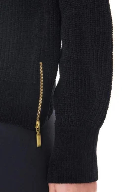 Ladies Barbour International Melbourne Knit -House Of Bruar TS23293BLACK 2