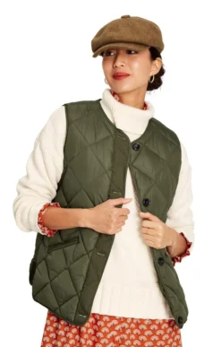 Ladies Joules Radley Diamond Quilted Gilet