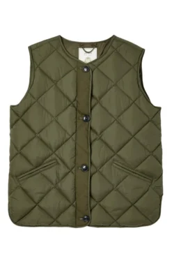 Ladies Joules Radley Diamond Quilted Gilet -House Of Bruar TS23386GRAPELEAF 2