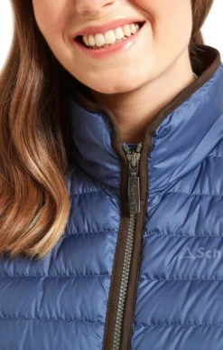 Ladies Schoffel Launde Down Gilet -House Of Bruar TS23515STONEBLUE 3