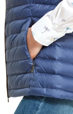 Ladies Schoffel Launde Down Gilet -House Of Bruar TS23515STONEBLUE 4
