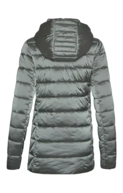 Ladies Hooded Quilt Jacket -House Of Bruar TS23624GREENCHAMP 2