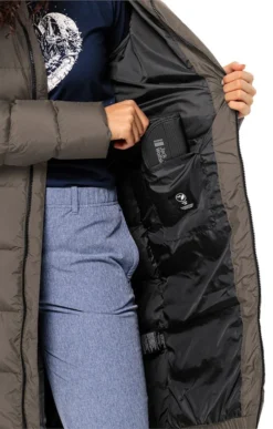 Ladies Jack Wolfskin Frozen Palace Coat -House Of Bruar TS23680COLDCOFFEE 3