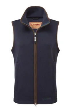 Ladies Schoffel Ashton Fleece Gilet -House Of Bruar TS23801MIDNIGHT 2