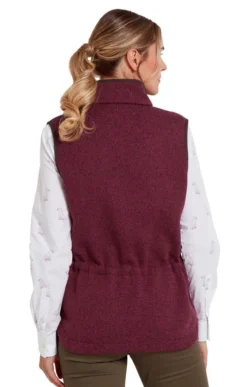 Ladies Schoffel Ashton Fleece Gilet -House Of Bruar TS23801MULBERRY 1