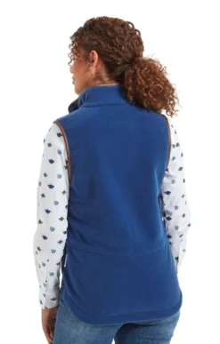 Ladies Schoffel Lyndon Fleece Gilet -House Of Bruar TS24095COBALT 1