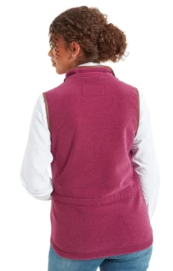 Ladies Schoffel Lyndon Fleece Gilet -House Of Bruar TS24095MULBERRY 1