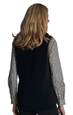 Ladies Schoffel Lyndon Fleece Gilet -House Of Bruar TS24095NAVY 2