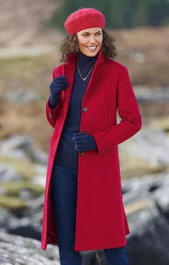 Cashmere College Coat 31 Cashmere College Coat -House Of Bruar TS25110RED 1
