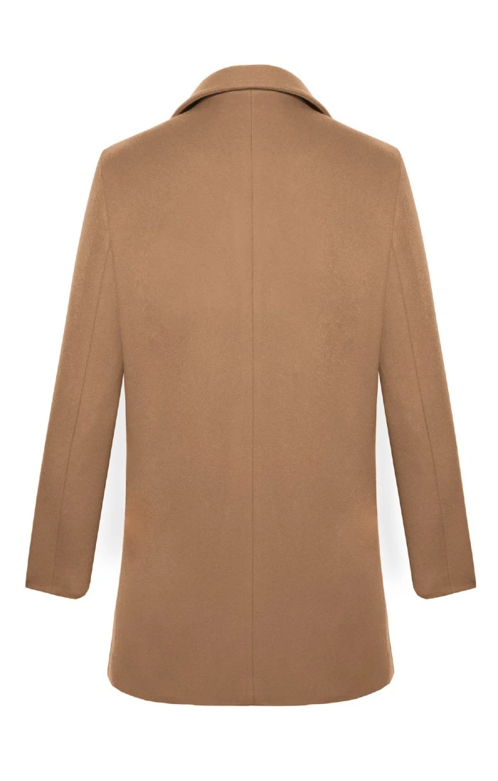 Short Funnel Cashmere Coat 2 Short Funnel Cashmere Coat - Image 2