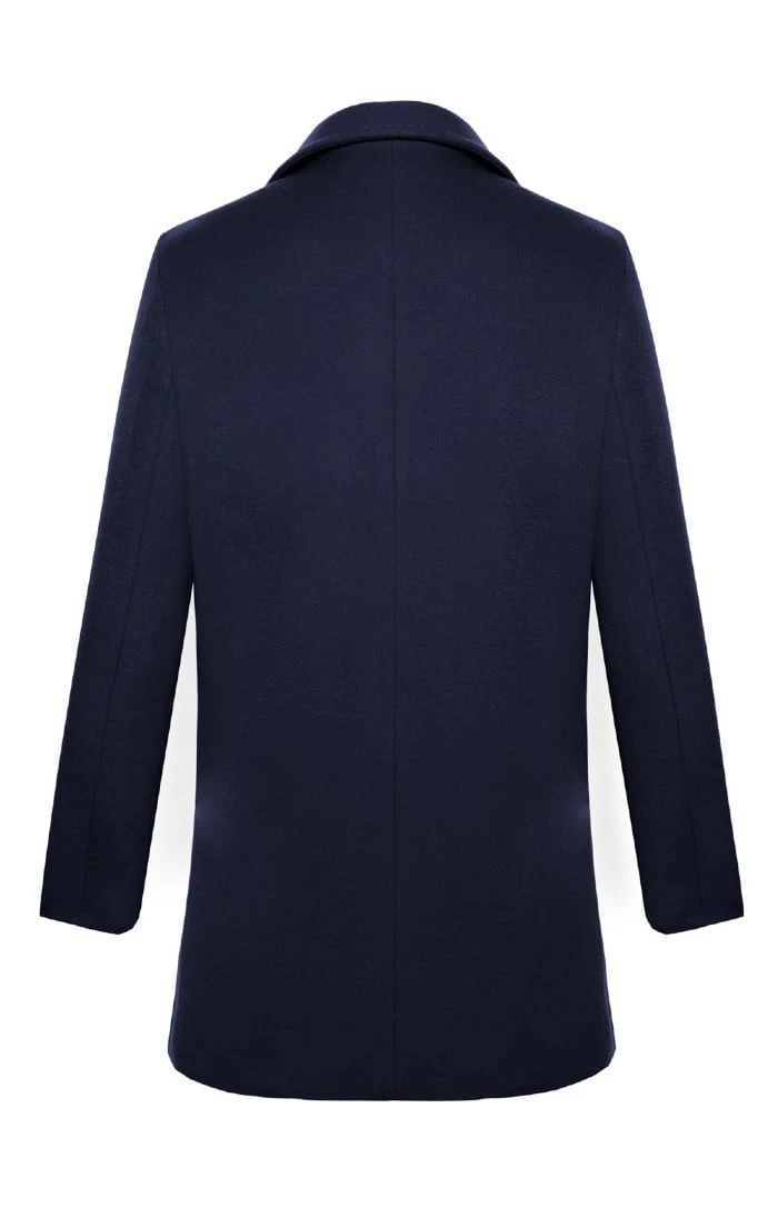Short Funnel Cashmere Coat 9 Short Funnel Cashmere Coat - Image 9