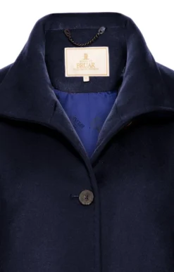 Short Funnel Cashmere Coat 29 Short Funnel Cashmere Coat -House Of Bruar TS25150NAVY 3