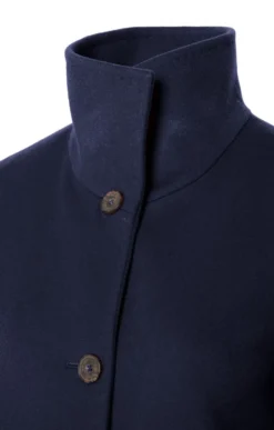 Short Funnel Cashmere Coat 30 Short Funnel Cashmere Coat -House Of Bruar TS25150NAVY 4