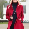 Short Funnel Cashmere Coat