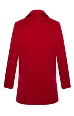 Short Funnel Cashmere Coat 33 Short Funnel Cashmere Coat -House Of Bruar TS25150RED 2