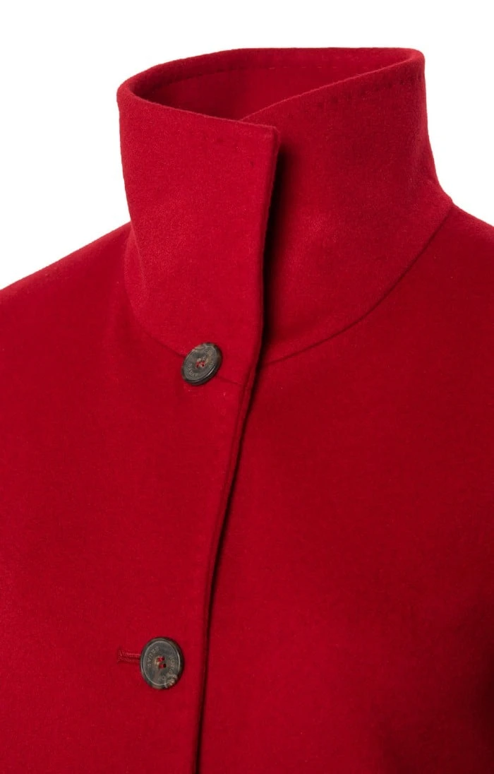 Short Funnel Cashmere Coat 16 Short Funnel Cashmere Coat - Image 16