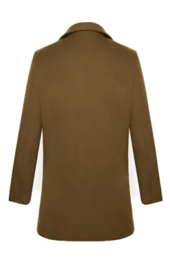Short Funnel Cashmere Coat 39 Short Funnel Cashmere Coat -House Of Bruar TS25150SCHLAMMBROWN 2