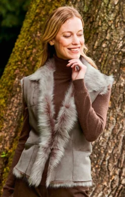 Ladies Lambskin Gilet