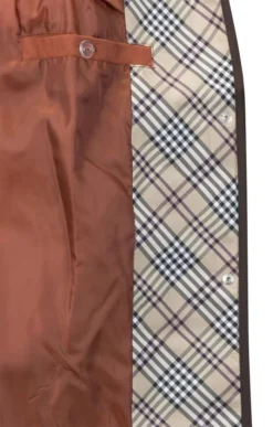 Ladies 3/4 Tipped Quilt Jacket -House Of Bruar TS30019RUSTBROWN 6