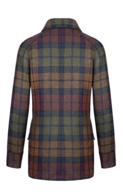 Ladies Tweed Shooting Coat -House Of Bruar TS30070AUTUMNHTHRCHK 2