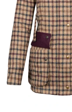 Ladies Tweed Shooting Coat -House Of Bruar TS30070BROWNWHEATGC 2