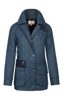 Ladies Tweed Shooting Coat -House Of Bruar TS30070DENIMHB 1