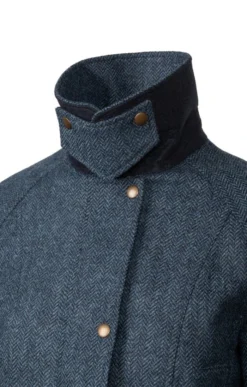 Ladies Tweed Shooting Coat -House Of Bruar TS30070DENIMHB 4
